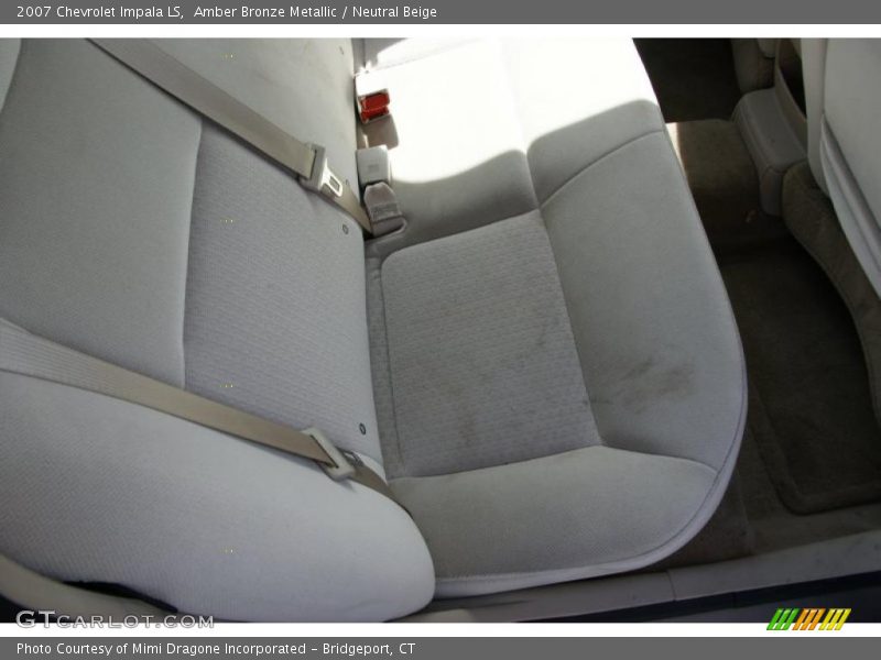 Amber Bronze Metallic / Neutral Beige 2007 Chevrolet Impala LS