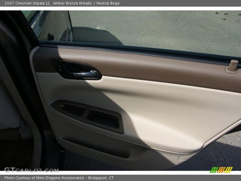 Amber Bronze Metallic / Neutral Beige 2007 Chevrolet Impala LS