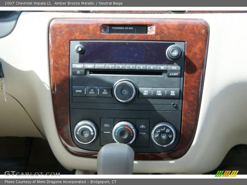 Amber Bronze Metallic / Neutral Beige 2007 Chevrolet Impala LS