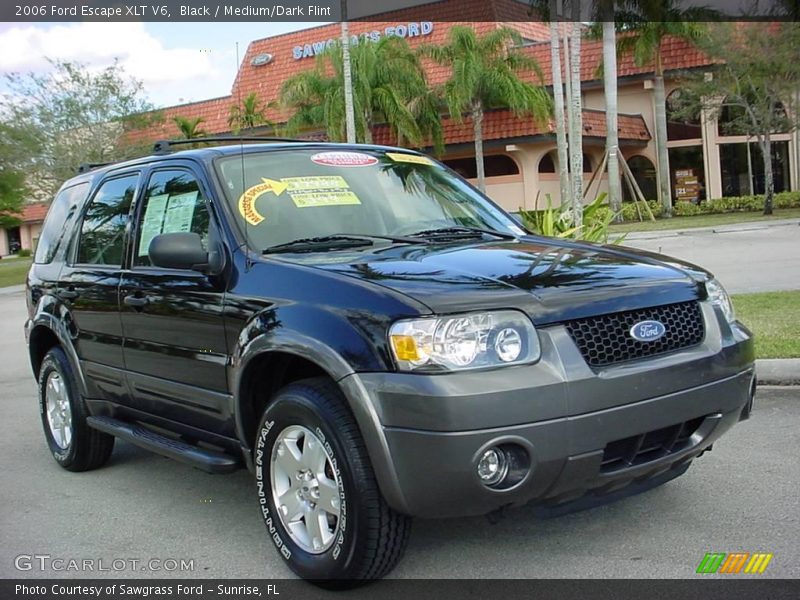Black / Medium/Dark Flint 2006 Ford Escape XLT V6