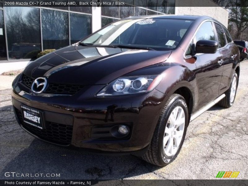 Black Cherry Mica / Black 2008 Mazda CX-7 Grand Touring AWD