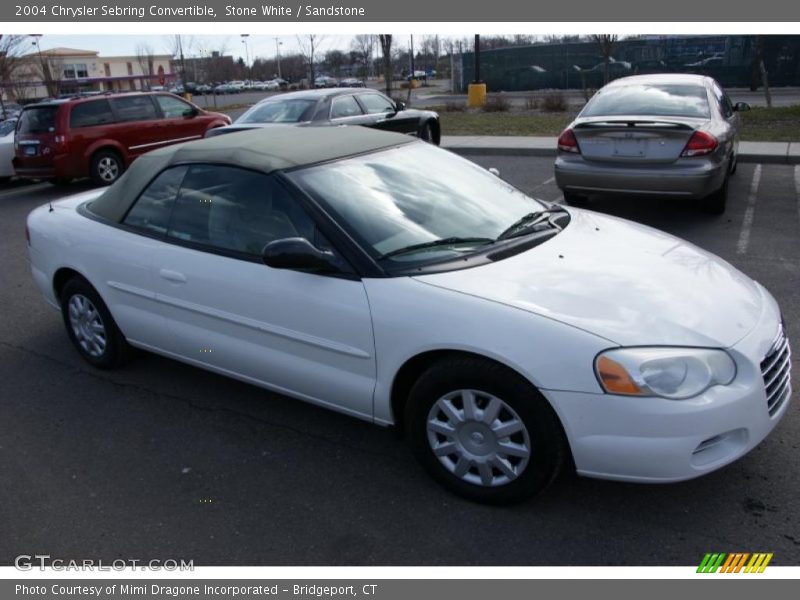 Stone White / Sandstone 2004 Chrysler Sebring Convertible