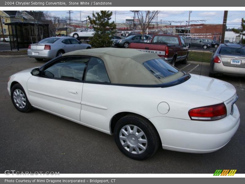 Stone White / Sandstone 2004 Chrysler Sebring Convertible