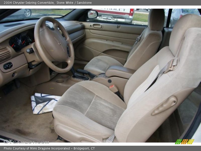  2004 Sebring Convertible Sandstone Interior