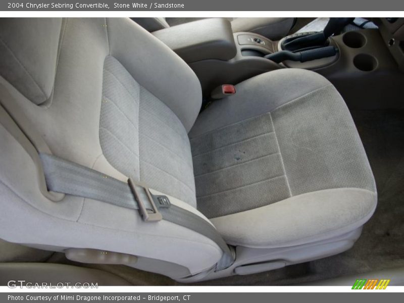 Stone White / Sandstone 2004 Chrysler Sebring Convertible