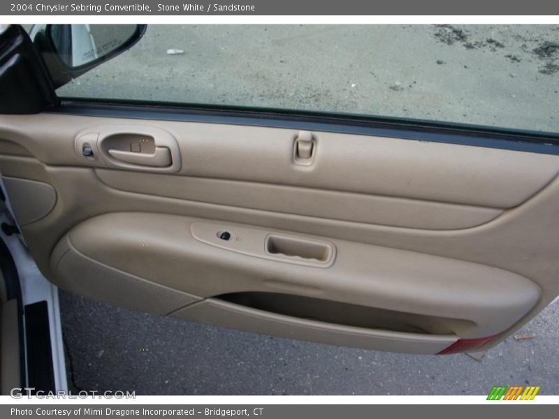 Stone White / Sandstone 2004 Chrysler Sebring Convertible