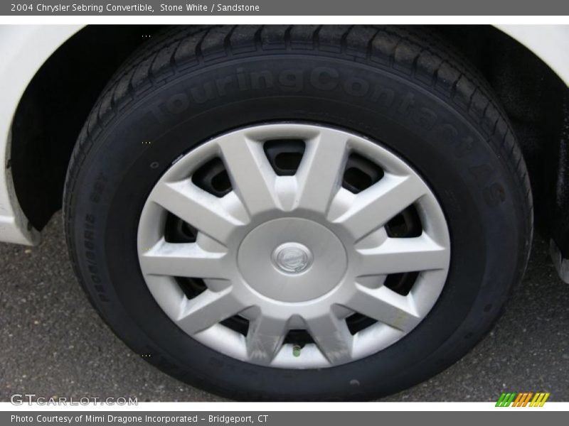 Stone White / Sandstone 2004 Chrysler Sebring Convertible