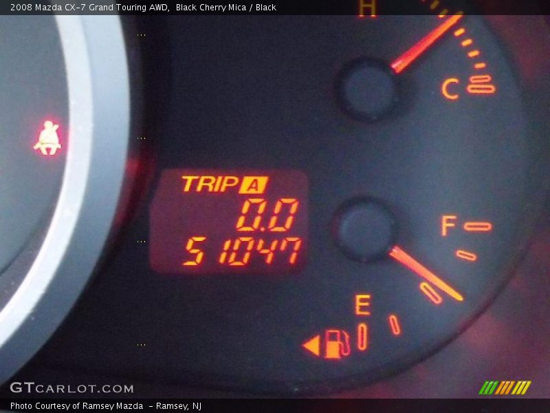 Black Cherry Mica / Black 2008 Mazda CX-7 Grand Touring AWD
