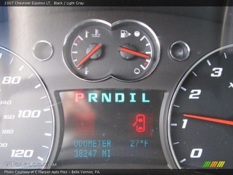 Black / Light Gray 2007 Chevrolet Equinox LT