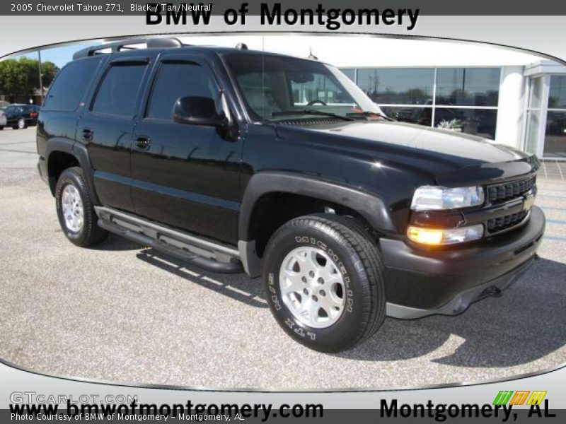 Black / Tan/Neutral 2005 Chevrolet Tahoe Z71
