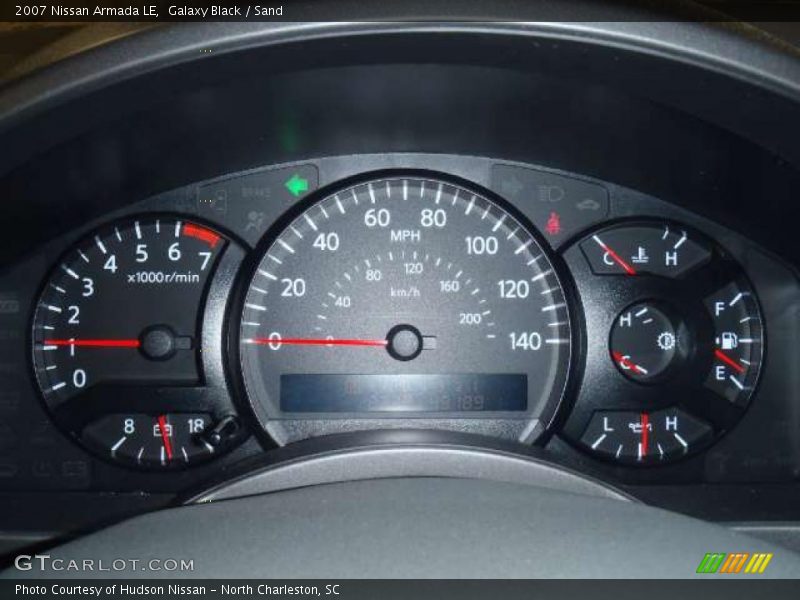 Galaxy Black / Sand 2007 Nissan Armada LE