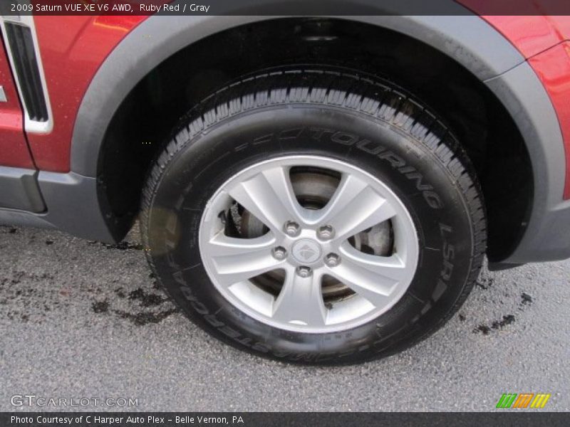 Ruby Red / Gray 2009 Saturn VUE XE V6 AWD