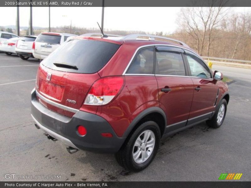 Ruby Red / Gray 2009 Saturn VUE XE V6 AWD