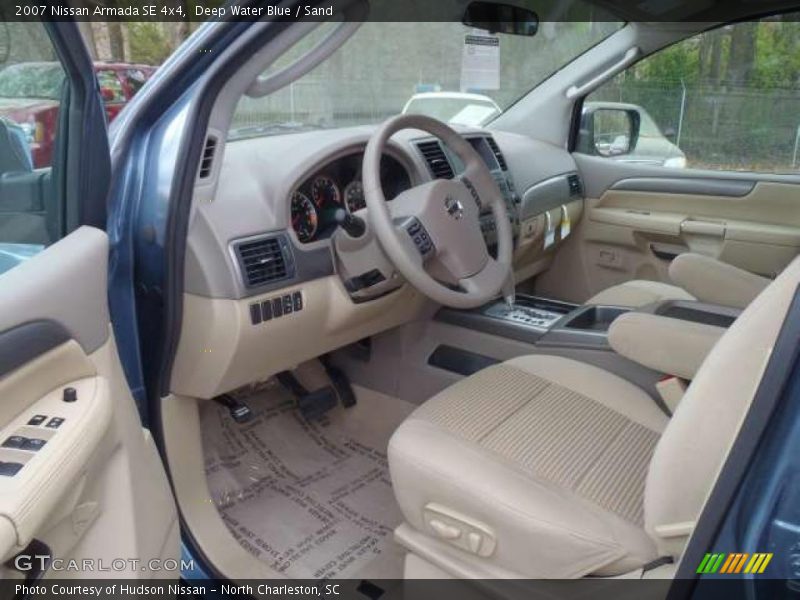  2007 Armada SE 4x4 Sand Interior