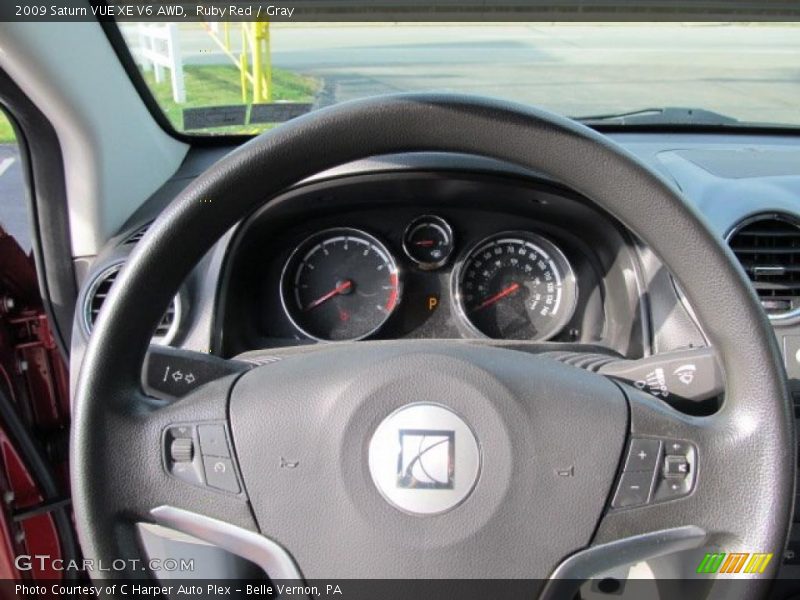 Ruby Red / Gray 2009 Saturn VUE XE V6 AWD