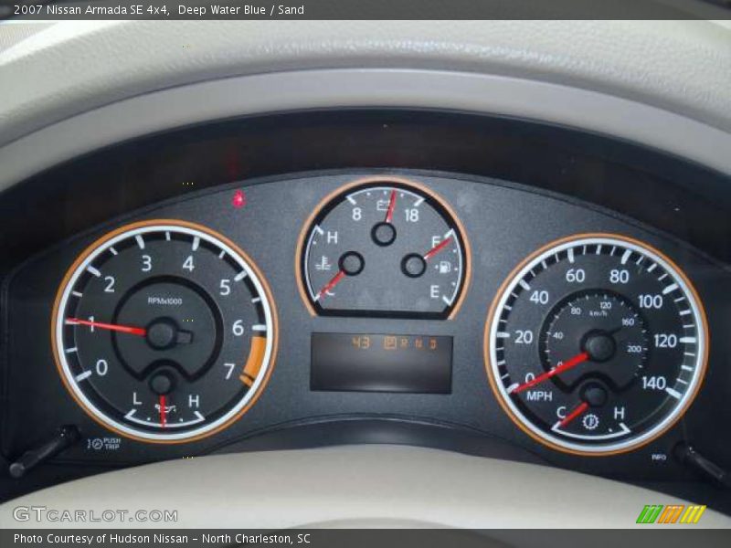  2007 Armada SE 4x4 SE 4x4 Gauges