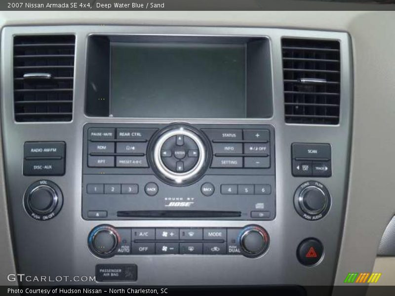 Controls of 2007 Armada SE 4x4