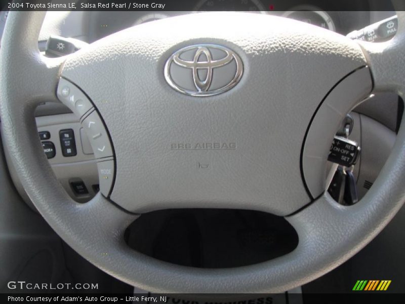 Salsa Red Pearl / Stone Gray 2004 Toyota Sienna LE