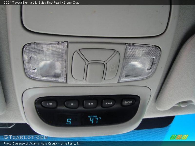 Salsa Red Pearl / Stone Gray 2004 Toyota Sienna LE