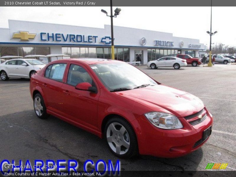 Victory Red / Gray 2010 Chevrolet Cobalt LT Sedan