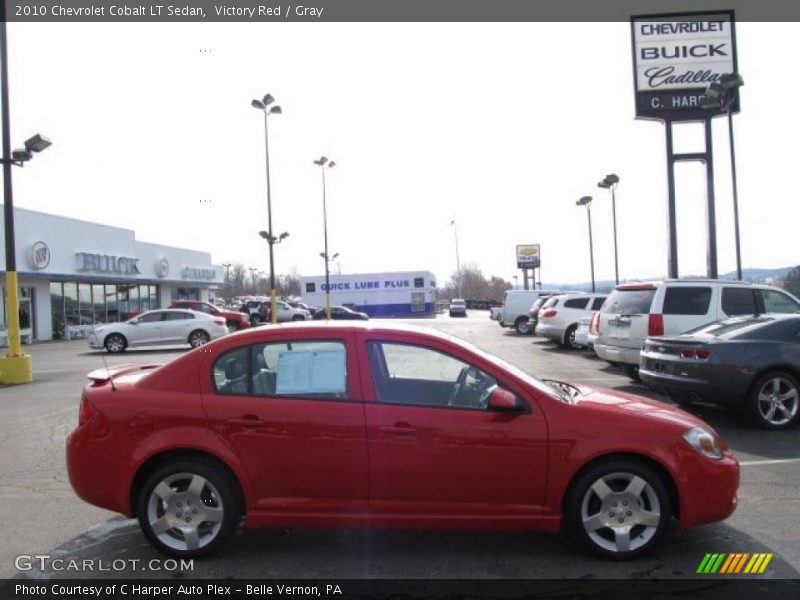 Victory Red / Gray 2010 Chevrolet Cobalt LT Sedan