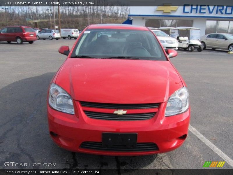 Victory Red / Gray 2010 Chevrolet Cobalt LT Sedan