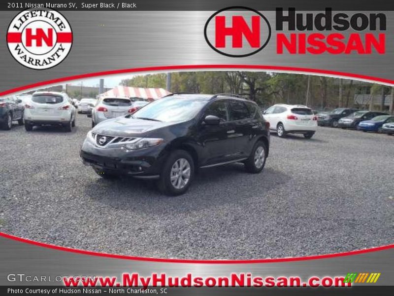 Super Black / Black 2011 Nissan Murano SV