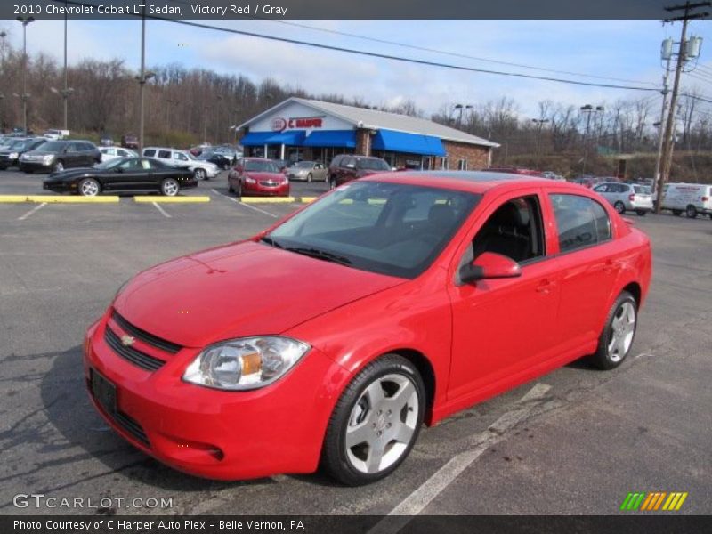 Victory Red / Gray 2010 Chevrolet Cobalt LT Sedan