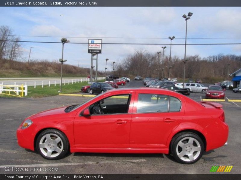 Victory Red / Gray 2010 Chevrolet Cobalt LT Sedan