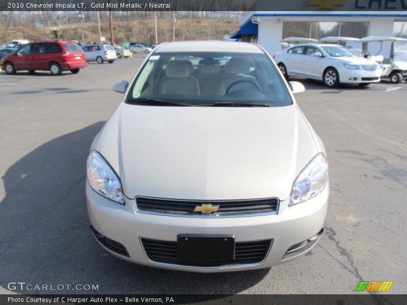 Gold Mist Metallic / Neutral 2010 Chevrolet Impala LT