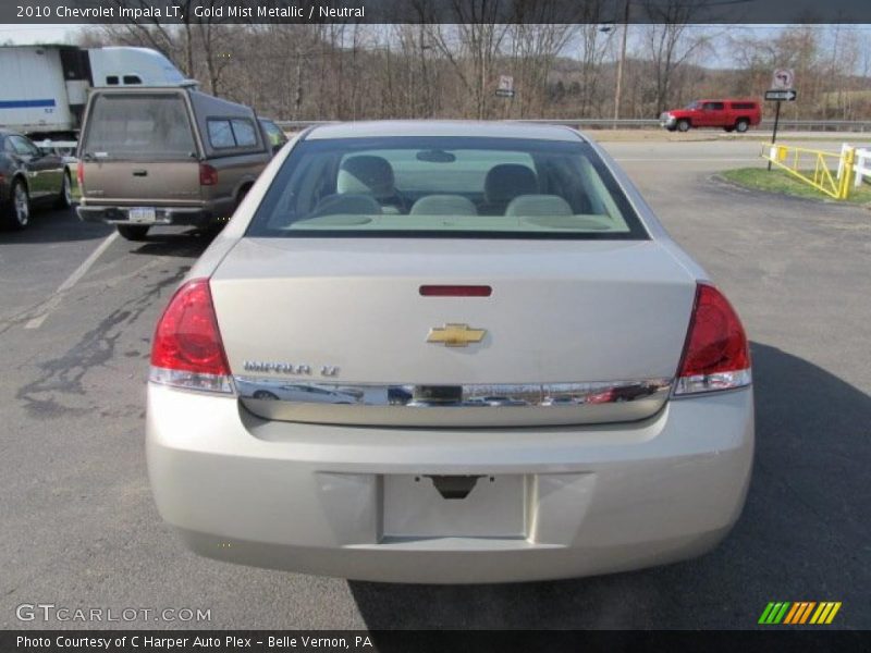 Gold Mist Metallic / Neutral 2010 Chevrolet Impala LT