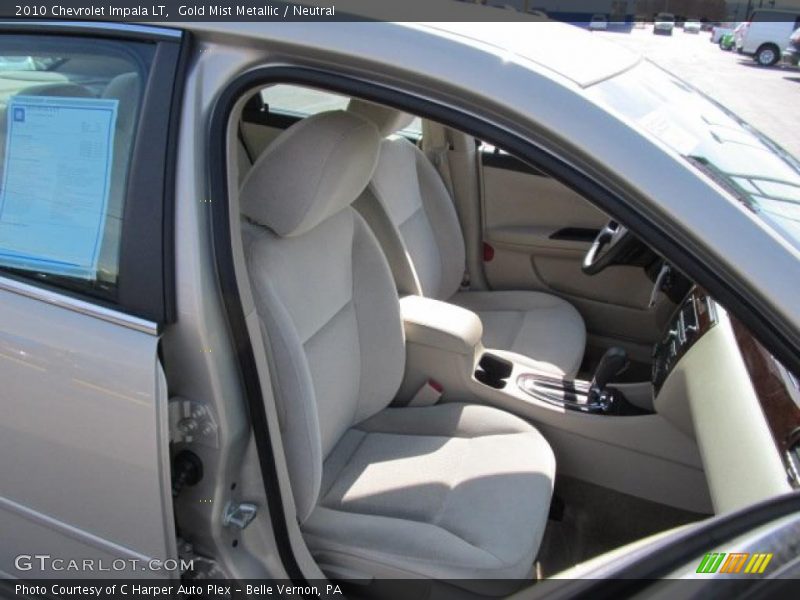 Gold Mist Metallic / Neutral 2010 Chevrolet Impala LT