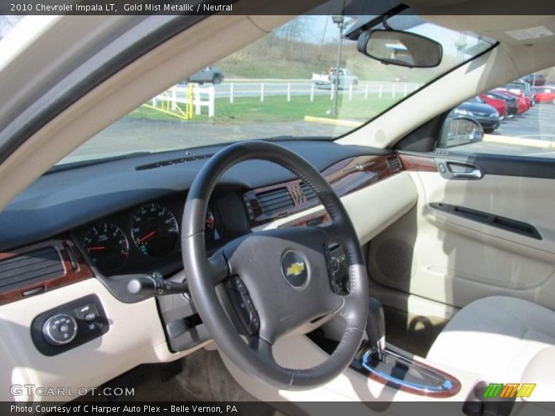 Gold Mist Metallic / Neutral 2010 Chevrolet Impala LT