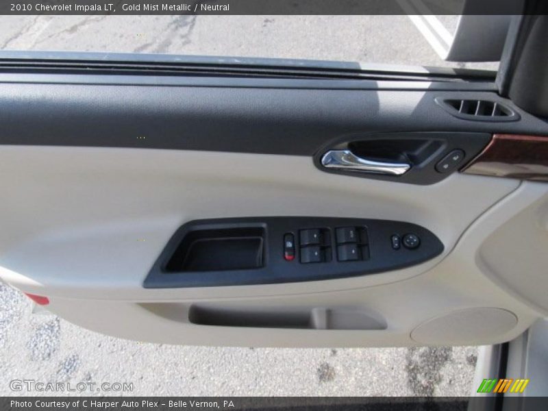 Gold Mist Metallic / Neutral 2010 Chevrolet Impala LT