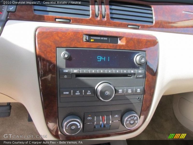 Gold Mist Metallic / Neutral 2010 Chevrolet Impala LT