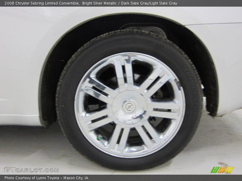 Bright Silver Metallic / Dark Slate Gray/Light Slate Gray 2008 Chrysler Sebring Limited Convertible
