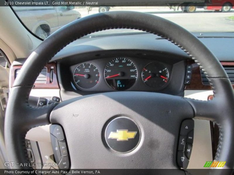 Gold Mist Metallic / Neutral 2010 Chevrolet Impala LT