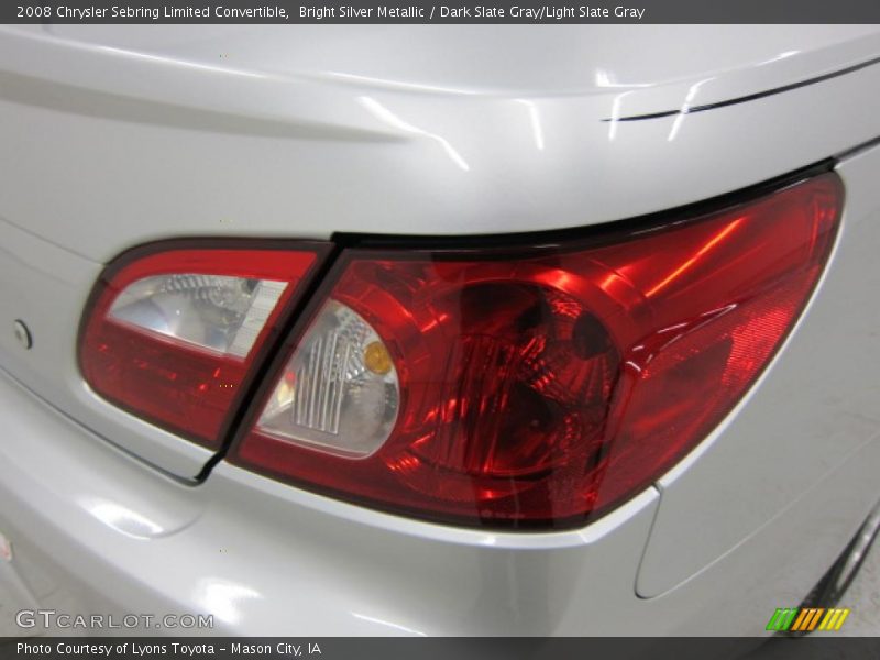 Bright Silver Metallic / Dark Slate Gray/Light Slate Gray 2008 Chrysler Sebring Limited Convertible
