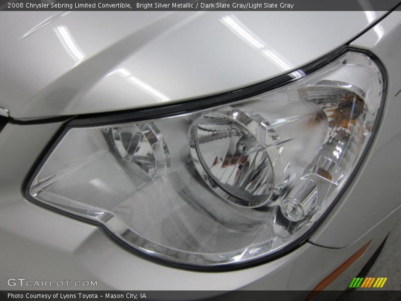 Bright Silver Metallic / Dark Slate Gray/Light Slate Gray 2008 Chrysler Sebring Limited Convertible