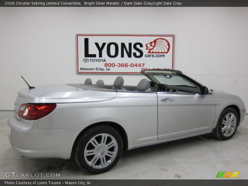 Bright Silver Metallic / Dark Slate Gray/Light Slate Gray 2008 Chrysler Sebring Limited Convertible