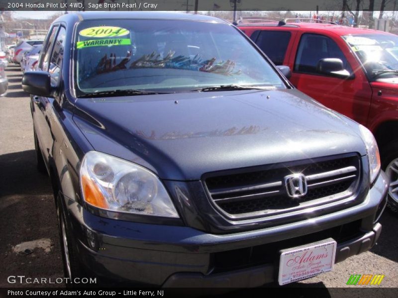 Sage Brush Pearl / Gray 2004 Honda Pilot LX 4WD