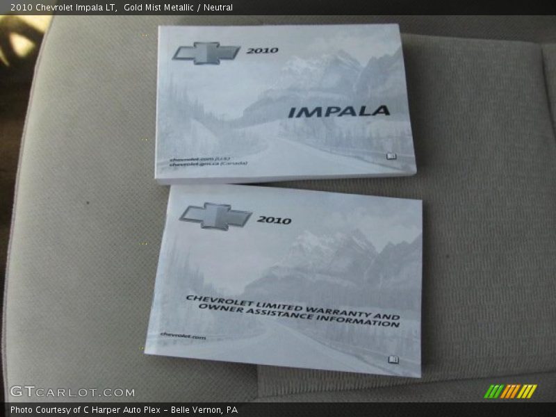 Gold Mist Metallic / Neutral 2010 Chevrolet Impala LT