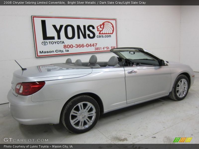 Bright Silver Metallic / Dark Slate Gray/Light Slate Gray 2008 Chrysler Sebring Limited Convertible