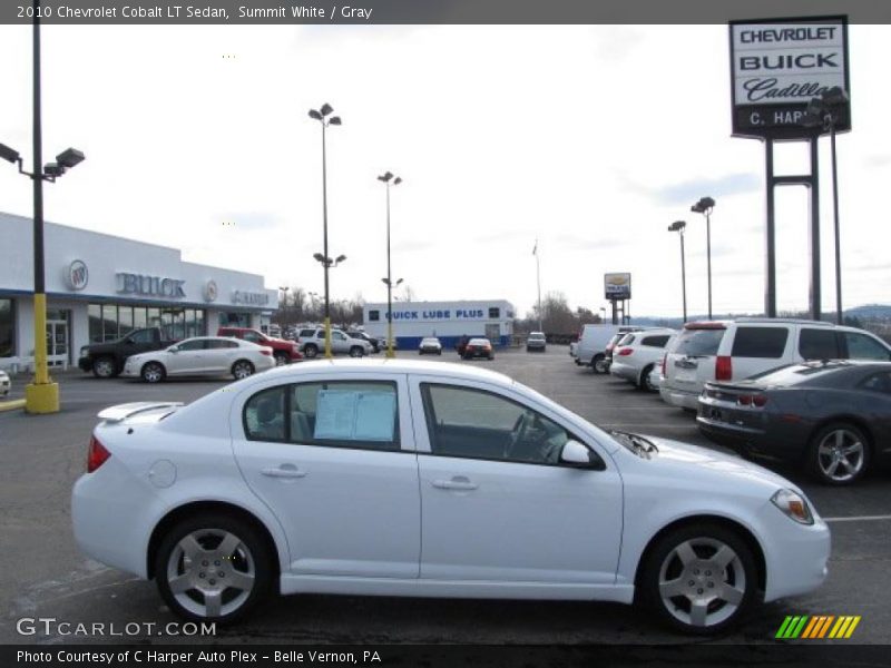 Summit White / Gray 2010 Chevrolet Cobalt LT Sedan