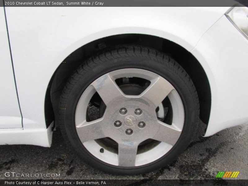 Summit White / Gray 2010 Chevrolet Cobalt LT Sedan
