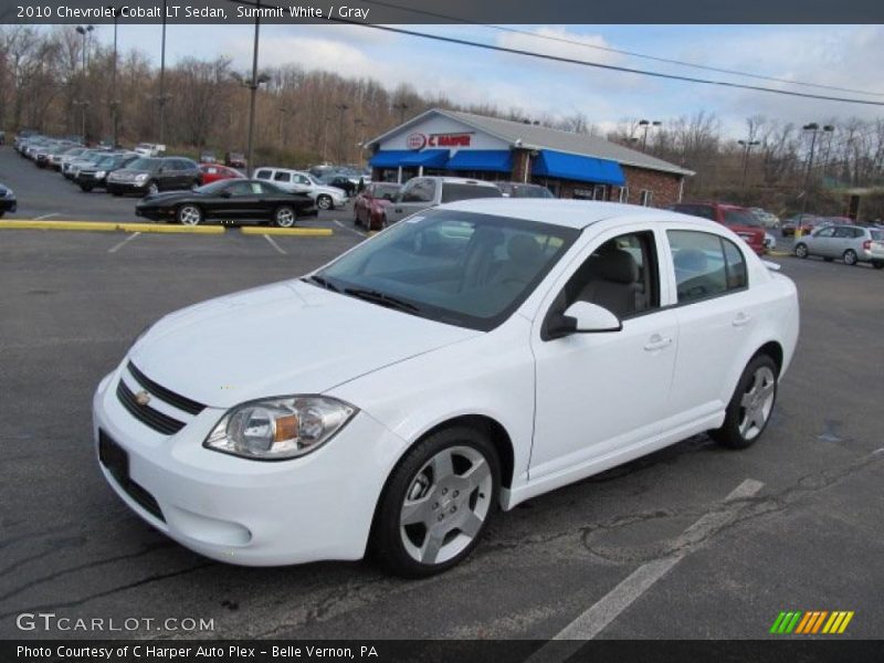 Summit White / Gray 2010 Chevrolet Cobalt LT Sedan