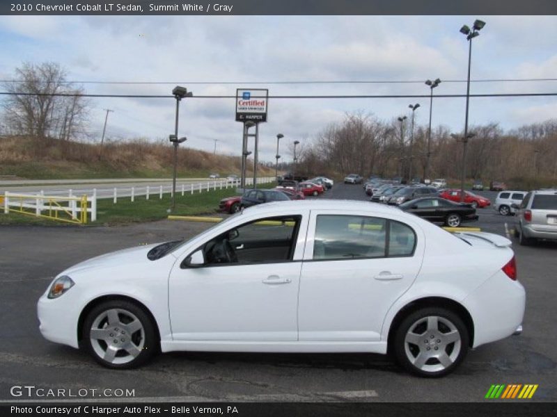 Summit White / Gray 2010 Chevrolet Cobalt LT Sedan