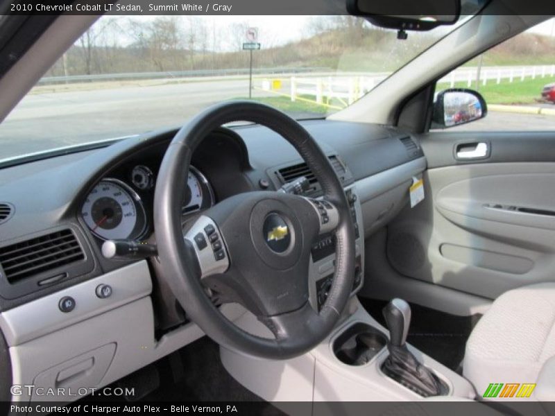 Summit White / Gray 2010 Chevrolet Cobalt LT Sedan