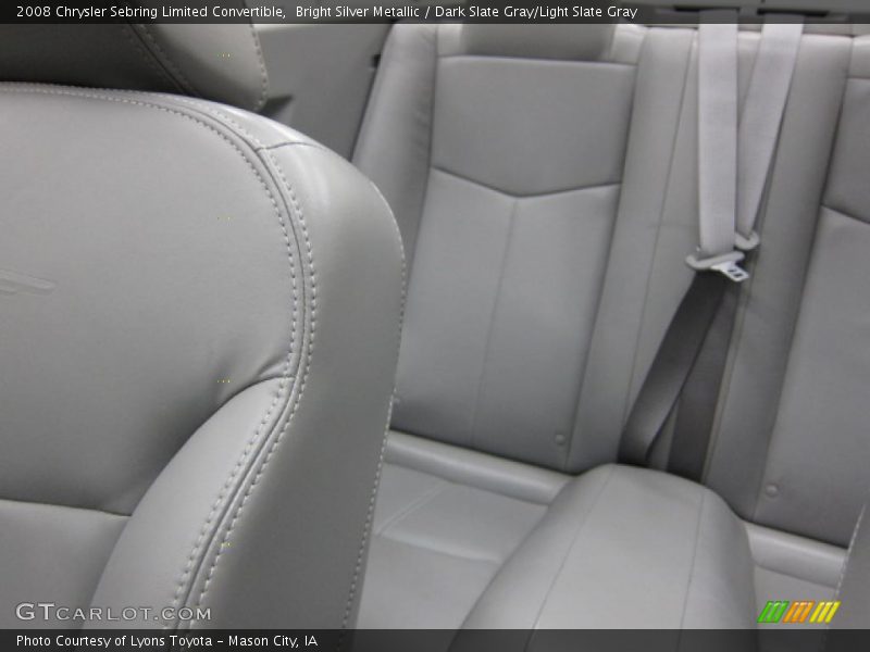 Bright Silver Metallic / Dark Slate Gray/Light Slate Gray 2008 Chrysler Sebring Limited Convertible