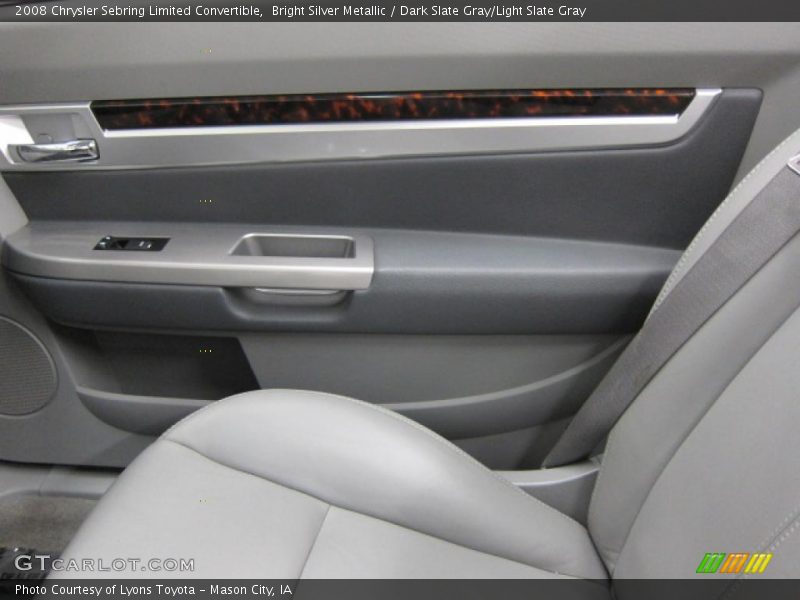 Bright Silver Metallic / Dark Slate Gray/Light Slate Gray 2008 Chrysler Sebring Limited Convertible